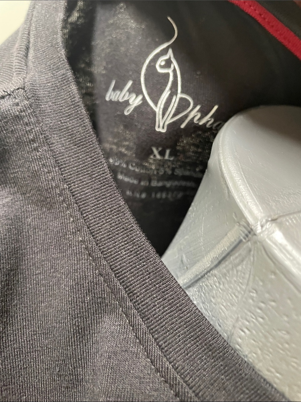 Baby Phat Black Tee with Hot Pink Cat Motif - Picture 4 of 5